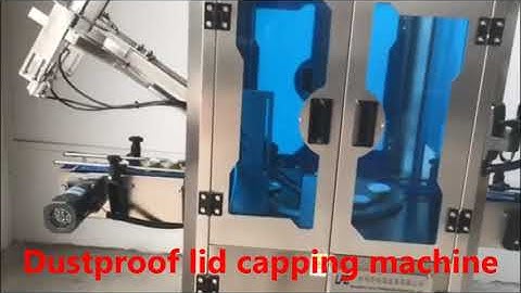 Dustproof lid capping machine，Plastic Lid Capping Machine，round tin can pressing machine