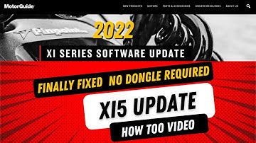 Motorguide xi5 Trolling Motor SWUP22 Software Update (Using Simrad NSS NMEA 2000 Network No Dongle