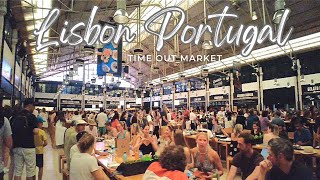 Lisbon Time Out Market on a Summer Day