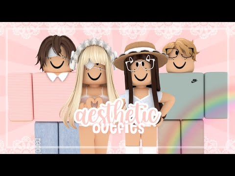 4 Aesthetic Outfits! || Roblox