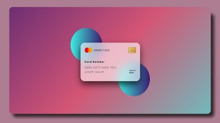 Stylish Credit Card Layout | How to Make Using HTML & CSS