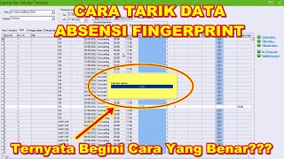 Ternyata Mudah!!! Cara Tarik Data Absen Dari Fingerprint Menggunakan Aplikasi Attendance Management