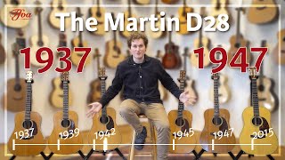 The Martin D28’s Golden Era | History & Comparison Ft. Bertolf