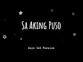 Sa Aking Puso - acoustic minus one / karaoke