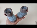 Botas de bebe tejidas a crochet -crochet baby booties