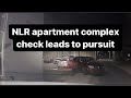 NLR apartment complex check leads to a High Speed pursuit suspect is to slow on his feet for NLR PD