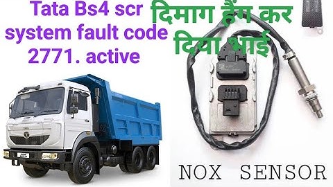 fault code 2771 3583 active Nox sensor ka fuse uda de raha hai  fault code 2771