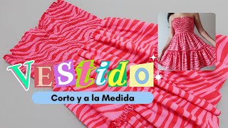 Vestido Corto A La Medida Paso A Paso Sencillo