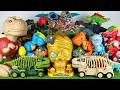 Unboxing Review ASMR Jurassic World Toys Colorful Dinosaur T-rex Giga Carnotaurus Ankylosaurus Spino