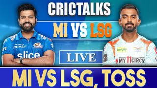 Live: MI Vs LSG, Match 26, Mumbai | CRICTALKS | TOSS & PRE-MATCH | IPL LIVE 2022