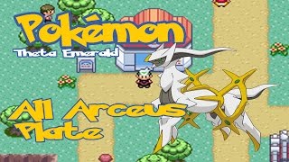 Pokémon Theta Emerald Ex: All Arceus Plates