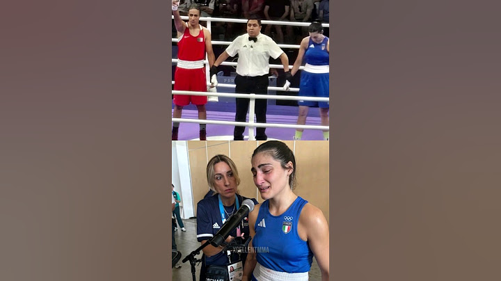 Female boxer Angela Carini breaks down after fighting Imane Khelif at Olympics