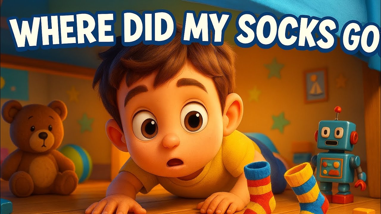 Where Did My Socks Go? | Funny Kids Song + Animated Adventure | Missing Sock Mystery
