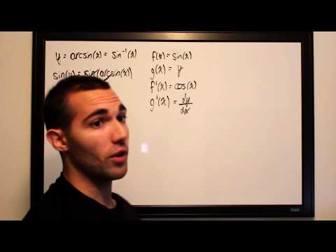 Derivative of Arcsin x Proof (Using Implicit Differentiation)
