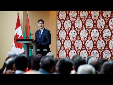 Prime Minister Trudeau delivers remarks for Navroz at the Ismaili Centre in Toronto