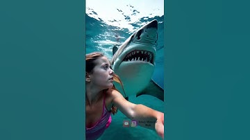 Omg 😲 this is dangerous 😳 #shark #attack #video #shortsfeed #animal #fyp #mrbeast #trending #latest