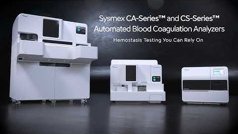 Introducing Sysmex Coagulation Analyzers