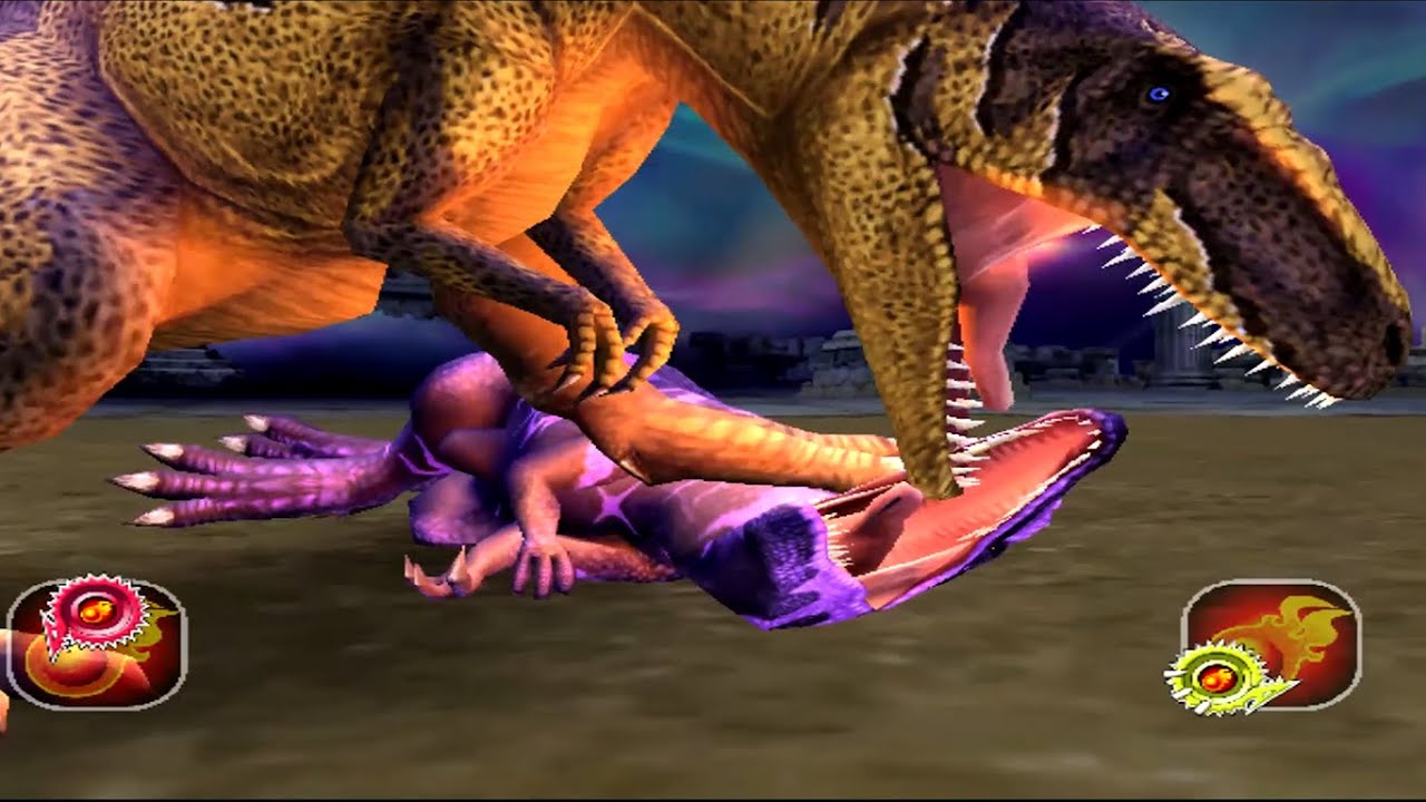 Dinosaur King Awaken Mapusaurus D Team VS Goma's Eocarcharia Boss 恐竜キング