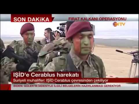 Bordo Bereliler Işid'e Cerablus Harekatı  NTV