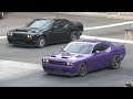 Dodge demon vs redeye hellcat  drag racing of modern muscle cars