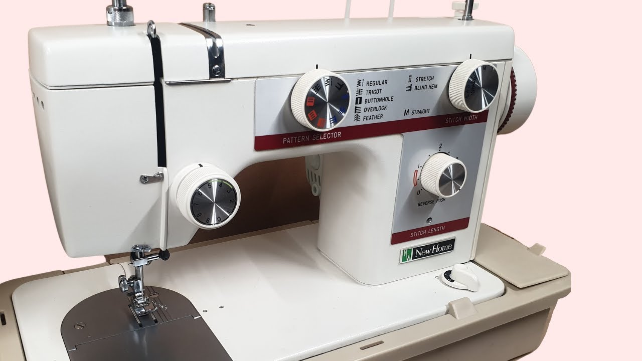 New Home 693 Sewing Machine / Sews Leather with EASE! YouTube