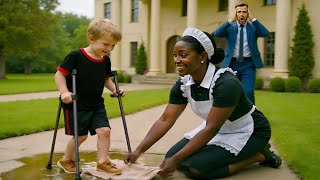 Millionaire son hadn't walked since birth - until the New Black Maid did  the Unbelievable - YouTube