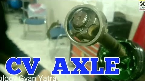 CV AXLE  joint repair