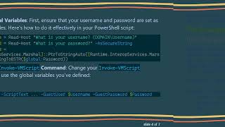 Efficiently Use Invoke-VMScript Without Re-Entering Guest Credentials