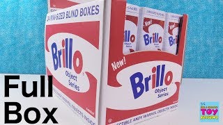 Brillo Object Series Andy Warhol Kidrobot Figures Unboxing Pstoyreviews