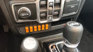 S TECH 6 aux switch panel installed. REVIEW INSTALLATION