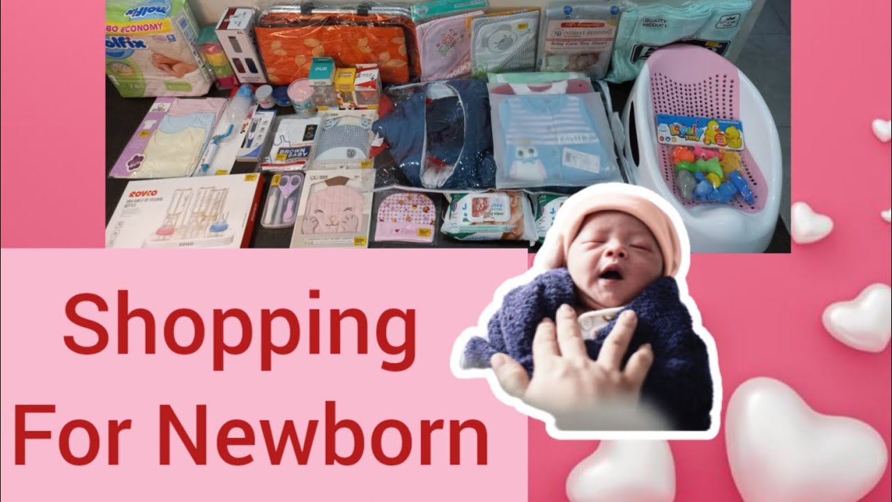 Most Essential items for Newborn. What to buy for Newborn? bornbabyvideo eishasalman YouTube