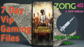 Zong Free Internet | Open Tunnel 7 Day Fresh Vip Gaming Files | Zong New Host | wamfy tech