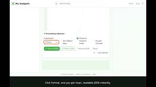 JSON Formatter — Free Online Tool, No Upload Needed