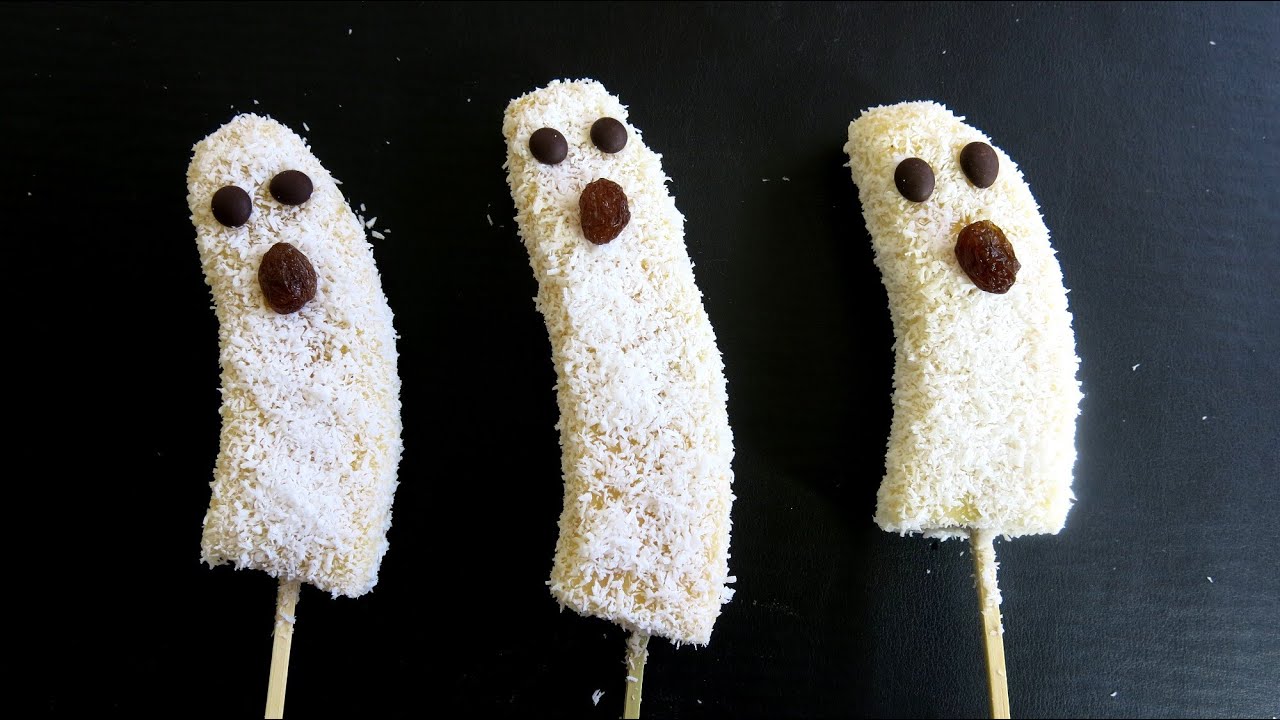 HOW TO MAKE HALLOWEEN BANANA GHOST POPS | SimpleCookingChannel