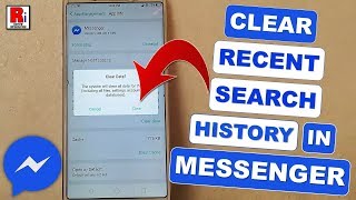 How To Clear Recent Search History In Messenger screenshot 2