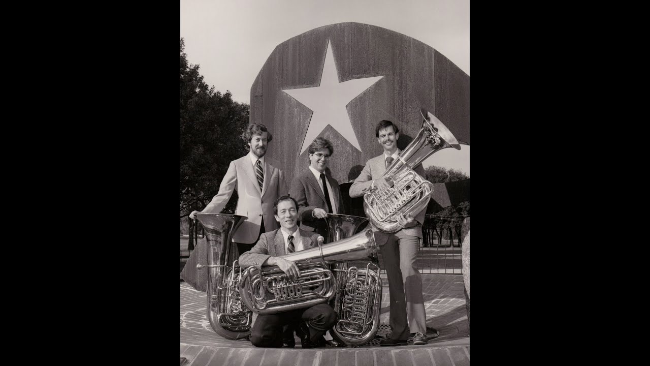 Texas Tuba Quartet at the 1986 ITEC