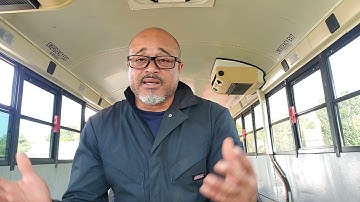 day 7 floor wall and ceiling removal: bus conversion.