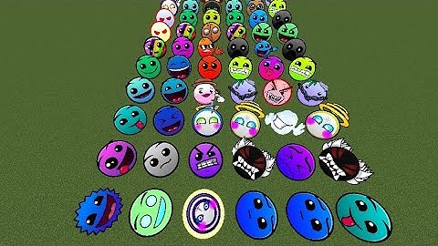 New Custom Lobotomy dash nextbots part 9| Geometry dash Difficulty Mod in Minecraft PE