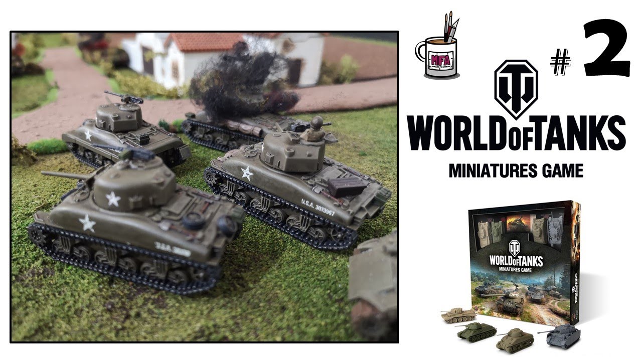 World of Tanks the Miniatures Game 2 United States Vs Germans YouTube