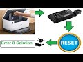 Replace drum unithp laserjet mfp 100510202606 printer  error 8 solution