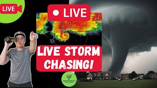LIVE STORM CHASING: Tornado Outbreak in the Southern Plains! 5-25-2024