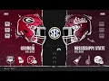 College Football 25: #18 Georgia vs Mississippi St - Week 11 | CPU vs CPU Dynasty, RFL CS7!