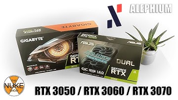 Mining Alephium with RTX 3050 / 3060 / 3070