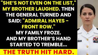 At My Brother’s Ceremony, I Wasn’t on the List — Then He Said： ‘Welcome, Admiral Hayes