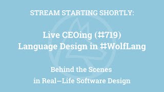 Famous Live CEOing Ep 719: Language Design Review of Hypergraph Paclet Wealth