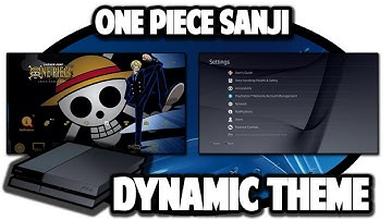 [PS4 THEMES] One Piece Sanji Dynamic Theme Video in 60FPS
