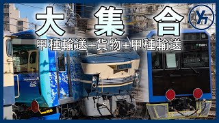 【大集合】FV-E991系&都営6500形甲種輸送・EF66-27貨物列車に盛りだくさん！