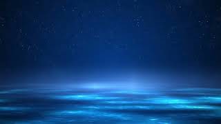 Glowing Blue Ocean and Silent Stars | Soft Wonder of the Night 🌌 (Sleep & Relaxing Ambient) screenshot 5