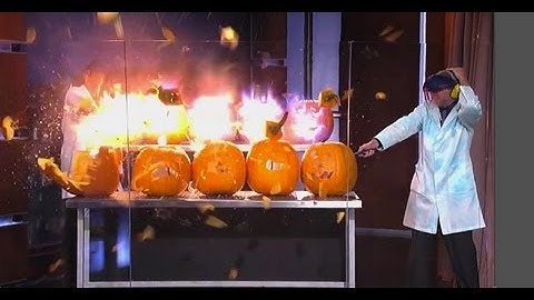 Exploding Pumpkins on Jimmy Kimmel Live