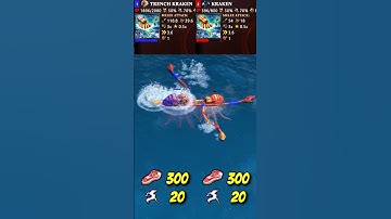 Trench Kraken vs Kraken (Age of Mythology: Retold) #Shorts
